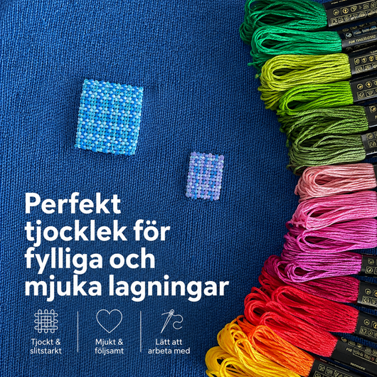 Knitla Färgtrådar™ – 24 färger